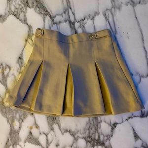 Girls DOCKERS Pleated Khaki Skort